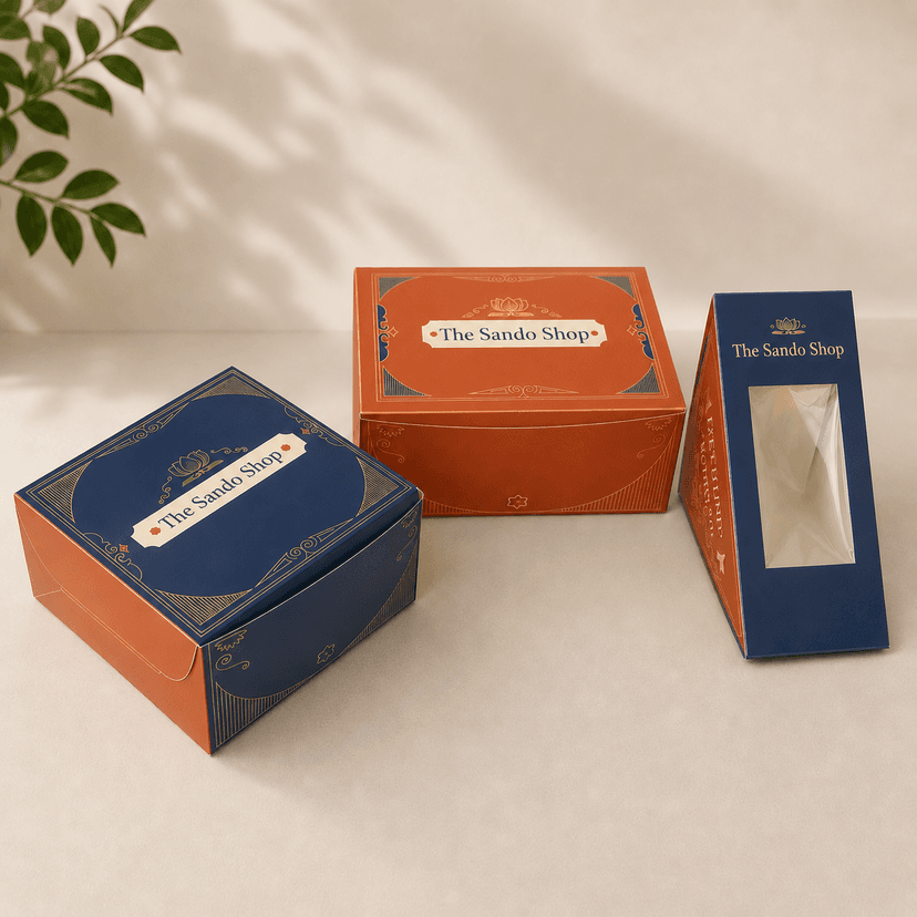 The Sando Shop custom sandwich box packaging