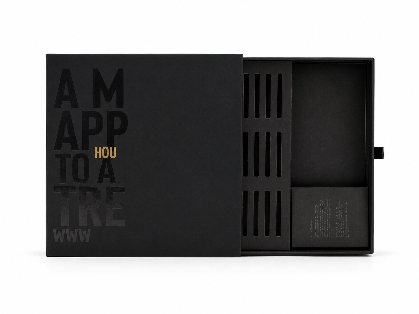 Black Luxury Drawer Box